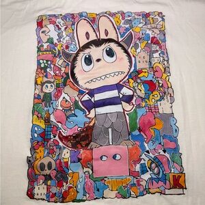 NWT-Uniqlo x POP MART UT Kasing Lung The MonsterLand Graphic T-Shirt sz S